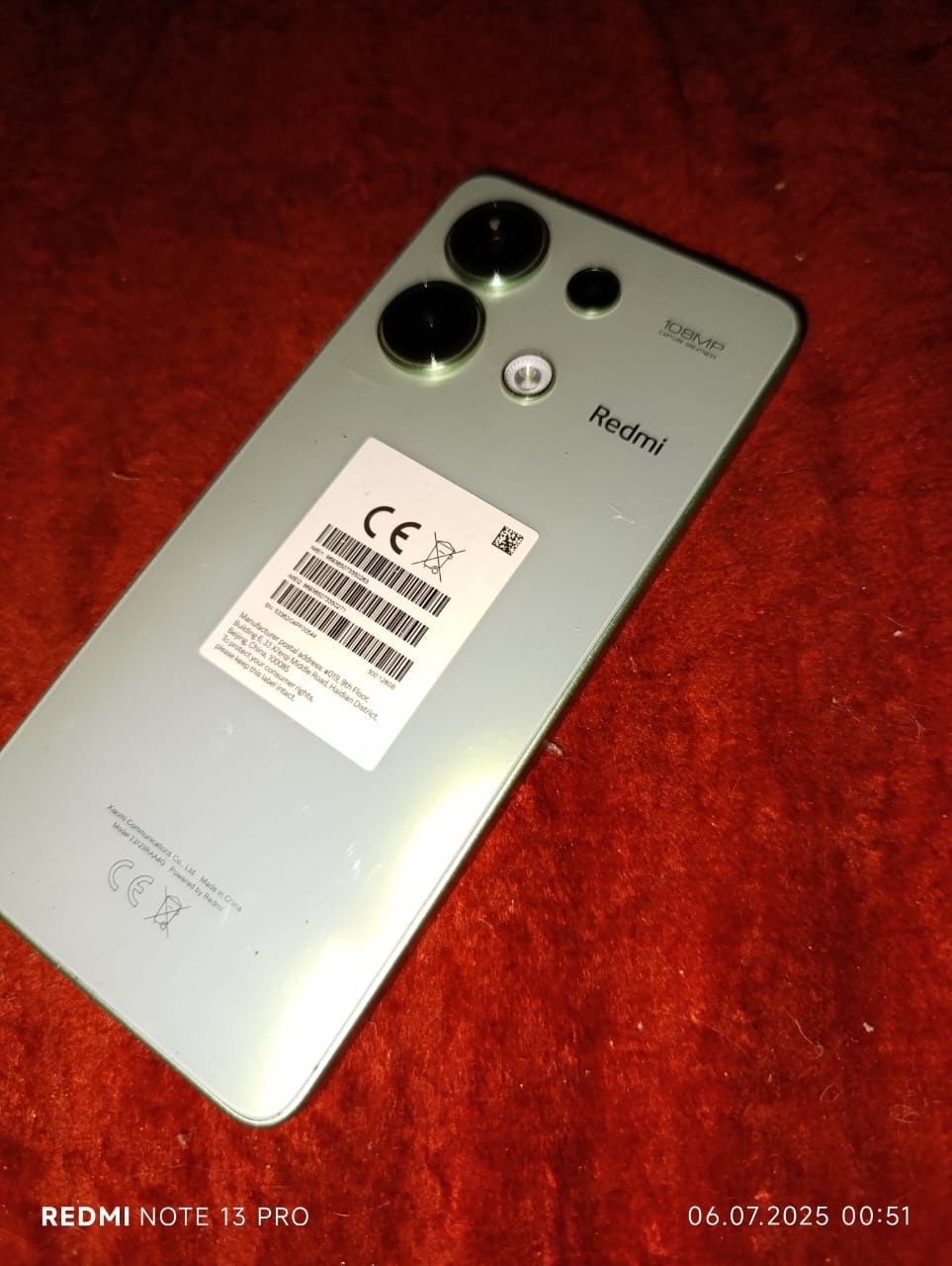 Redmi not13,в идеале