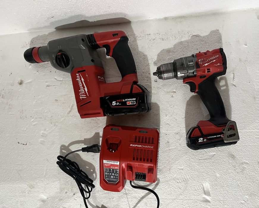 Set Milwaukee Rotopercutor M18 CHX Filetanta M18 FDD3