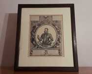 Gravura Hendrik Hondius I| piesa Rara din 1597