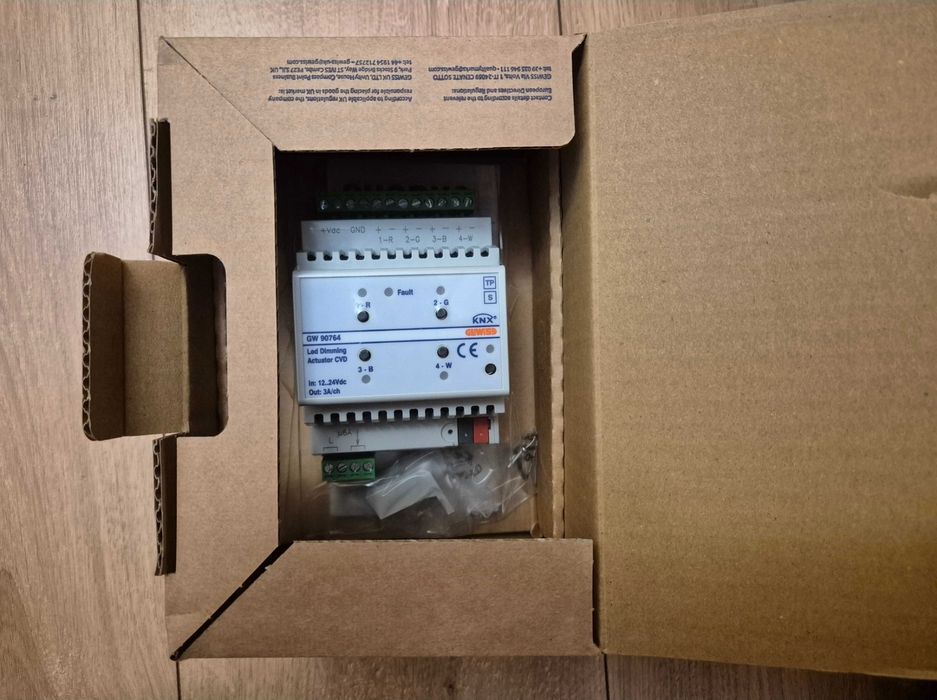 Actuator variator LED 12-24V CVD 4 canale KNX  4 module Gewiss - GW907
