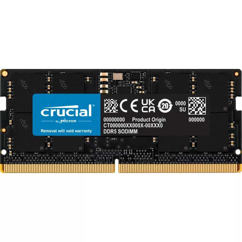 Намалена!!! RAM памет CRUCIAL 16GB DDR5-4800 SODIMM CL40 (16GBit)