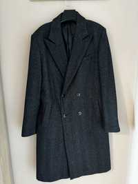 Мъжко двуредово палто от вълна, Zara, размер М