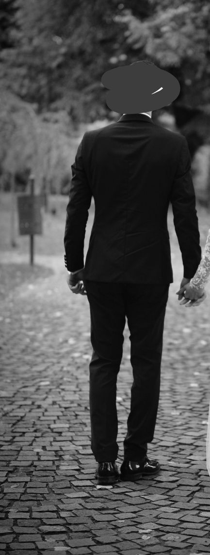 Costum smoching negru M, SEROUSSI