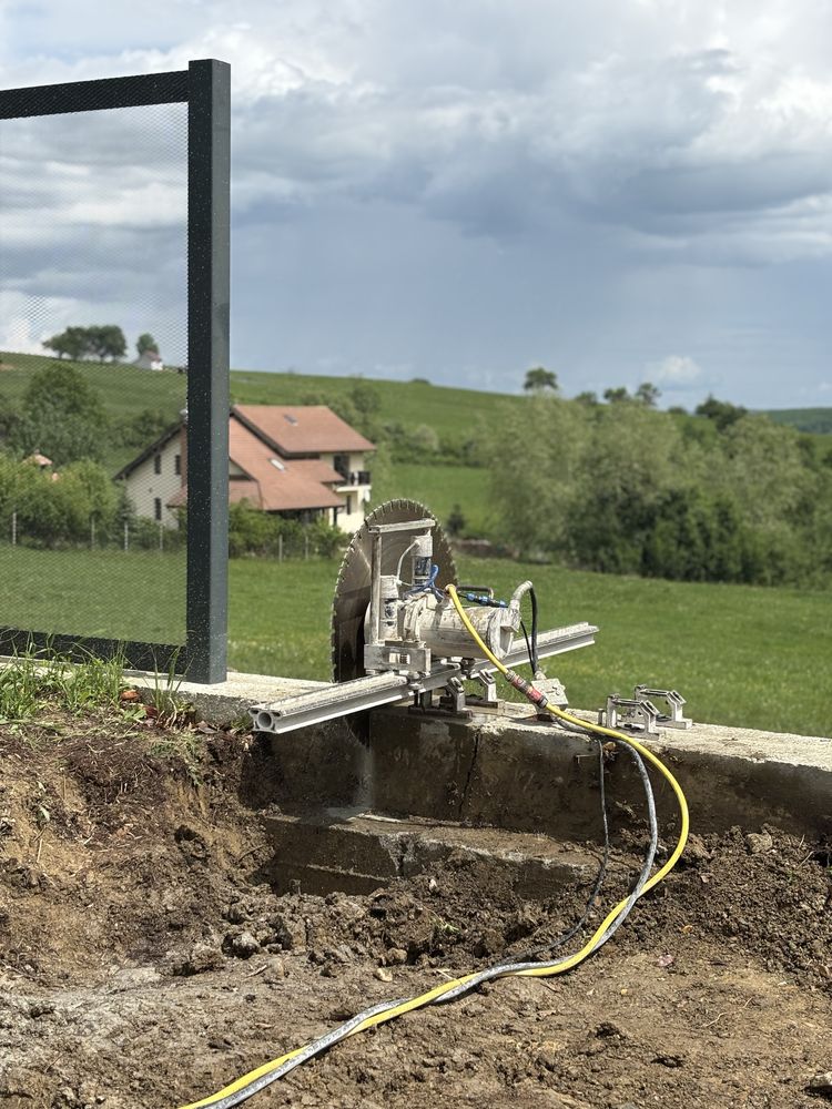 Carotare taiere beton, gaura hota, aerisire, taiere beton cu disc