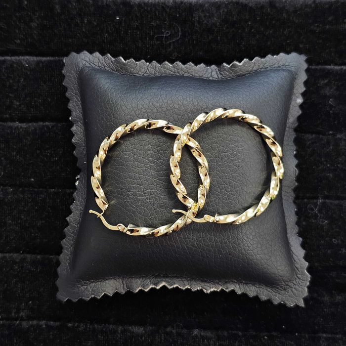 ( B31951.1 / Ag28 Doi Baieti ) Cercei Aur 14K - 5.44 grame / 2176 lei