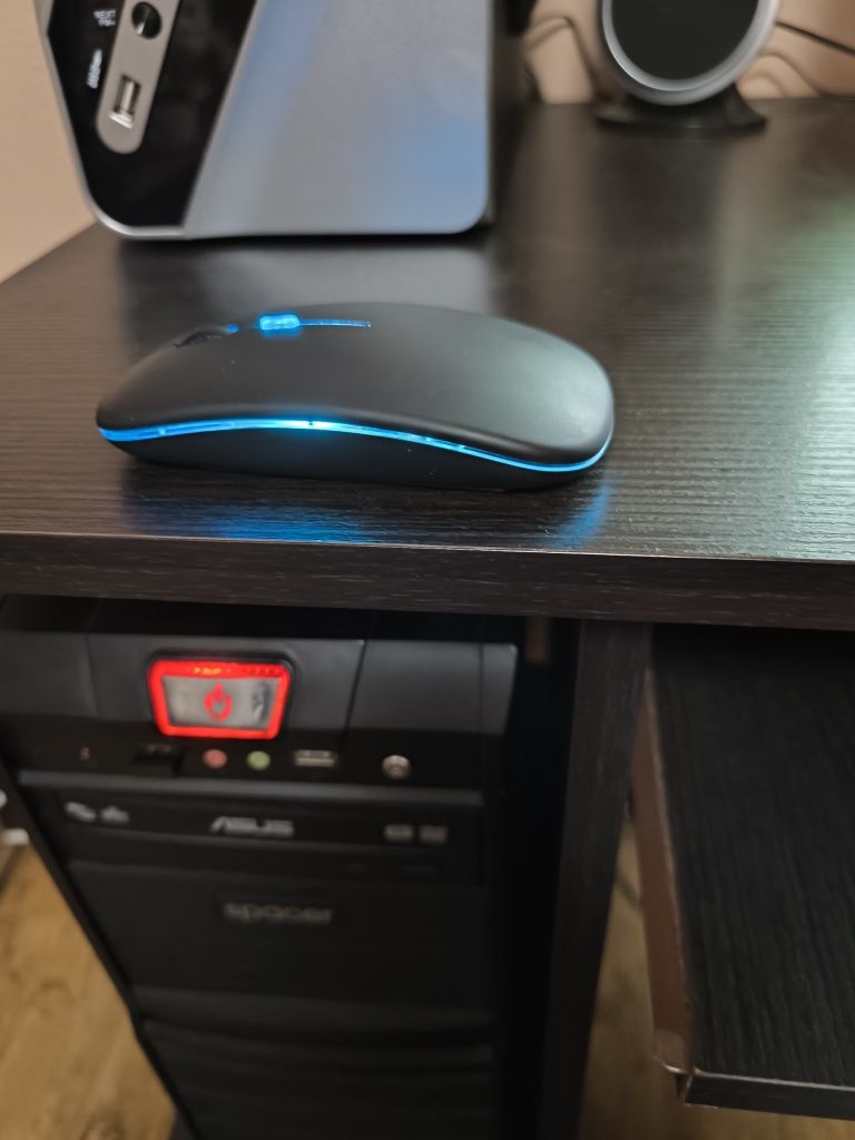 Mouse Wireless Reîncărcabil USB, Silențios Cu Iluminare RGB