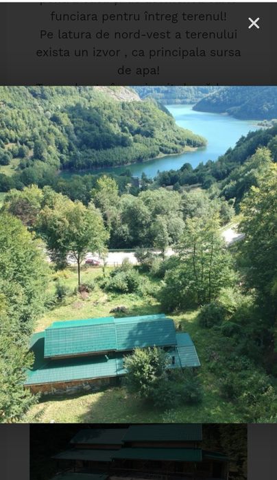 Vând teren cu vila Siriu Bz