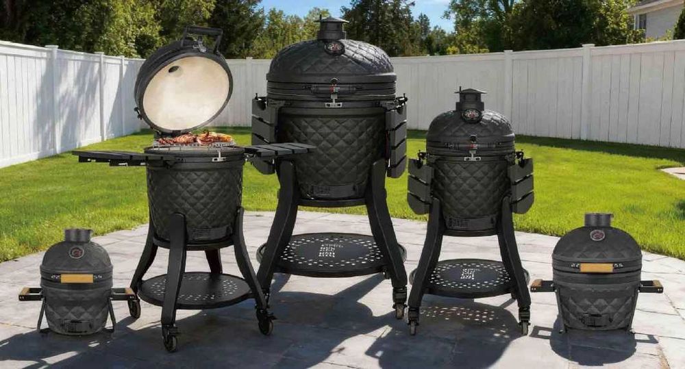22" Керамично барбекю KAMADO GRILL EGG пълен комплект *New Model 2025*