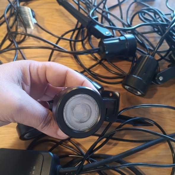 Комплект от 8 RGB градински прожектори с дистанционно управление