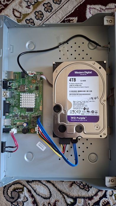 Сетевая система видеонаблюдения в полном комплекте.