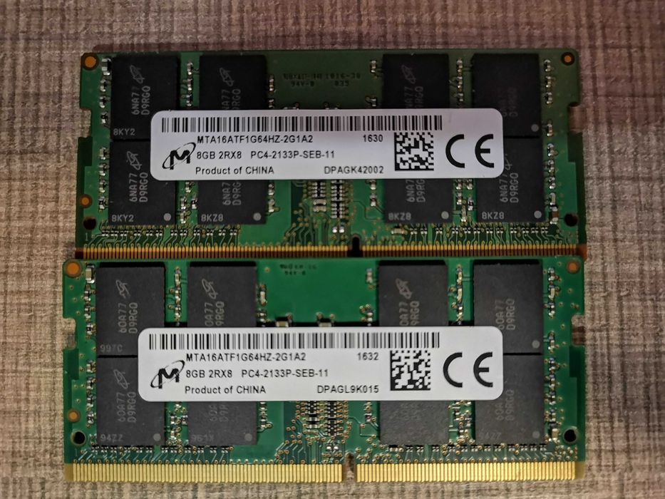 памет RAМ SODIMM Micron Hynix 2x 8Gb (16Gb) DDR4 2133