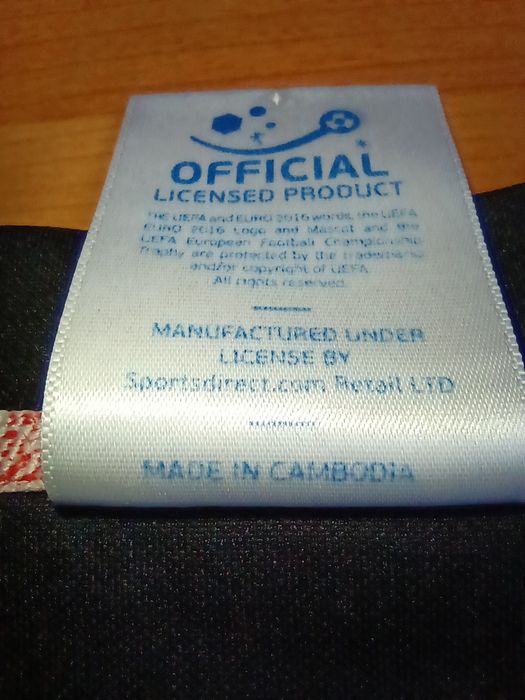 Мъжка тениска EURO 2016- черна