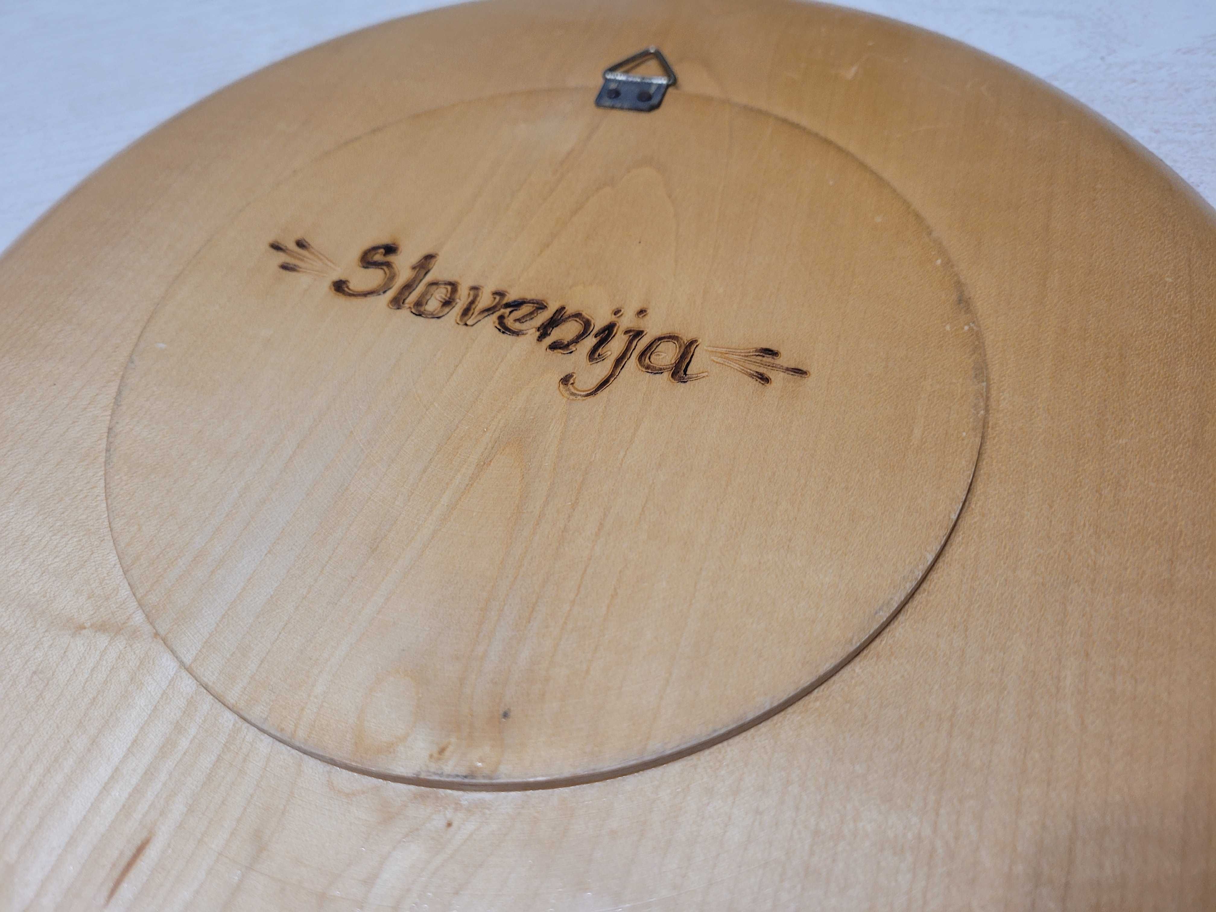 Tablou din lemn, pictat manula, superb! Slovenia!