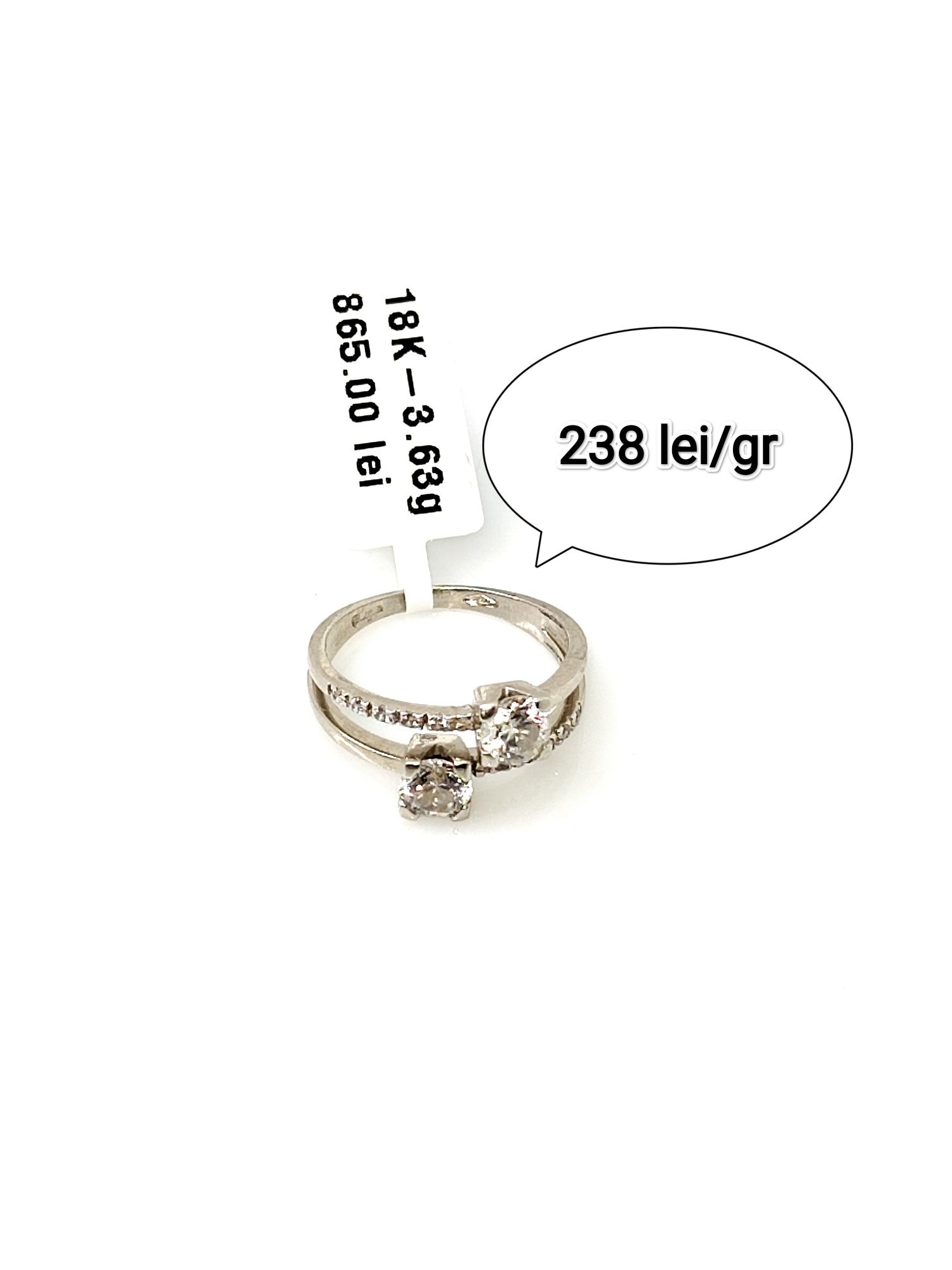Bijuteria Royal inel din aur 18k 3.63 gr