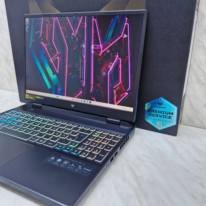 Laptop Gaming ACER Predator Helios 16 i9-13900HX 32GB SSD 1TB  RTX4070