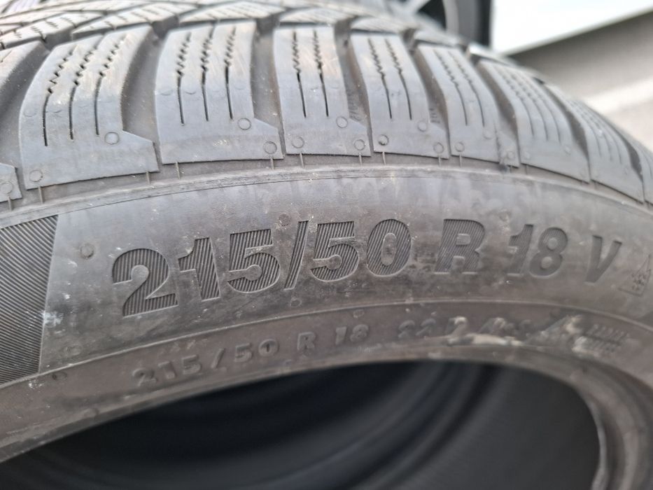 4бр. Зимни гуми 215/50(235/45) R18 Continental