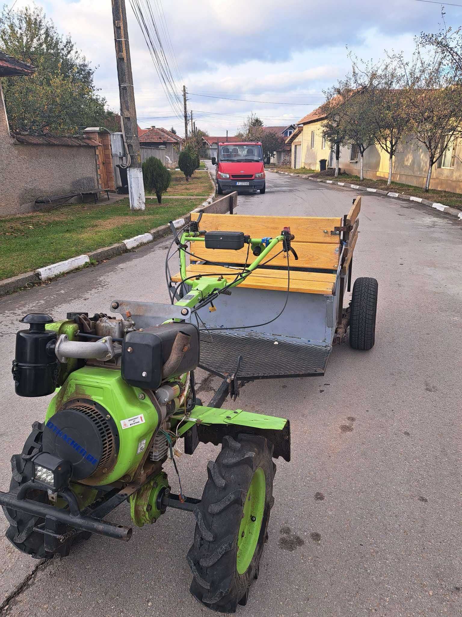 Мотофреза със ремарке