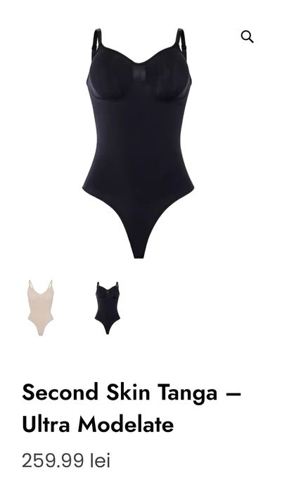 Body modelator Second Skin Tanga by OANA RADU – XS-S Ultra Modelate
