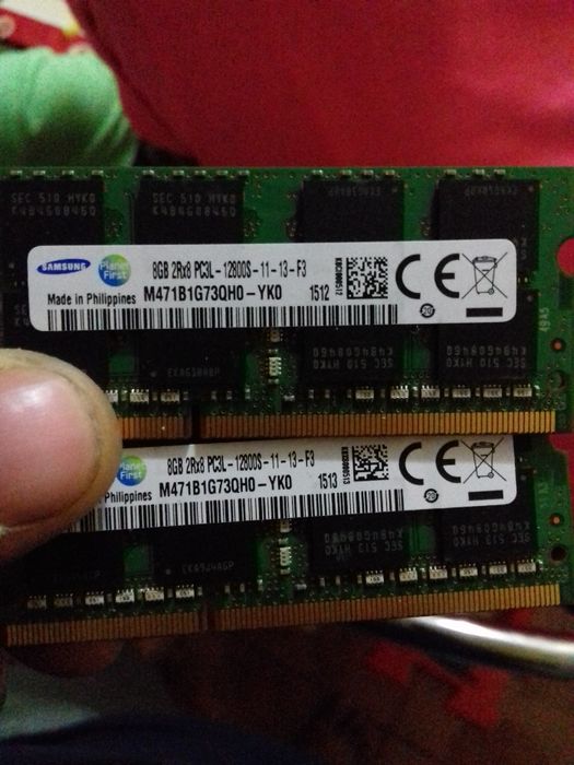 8 gb ram laptop pc3l , ram laptop Samsung 8 gb ddr3l –low voltage -160