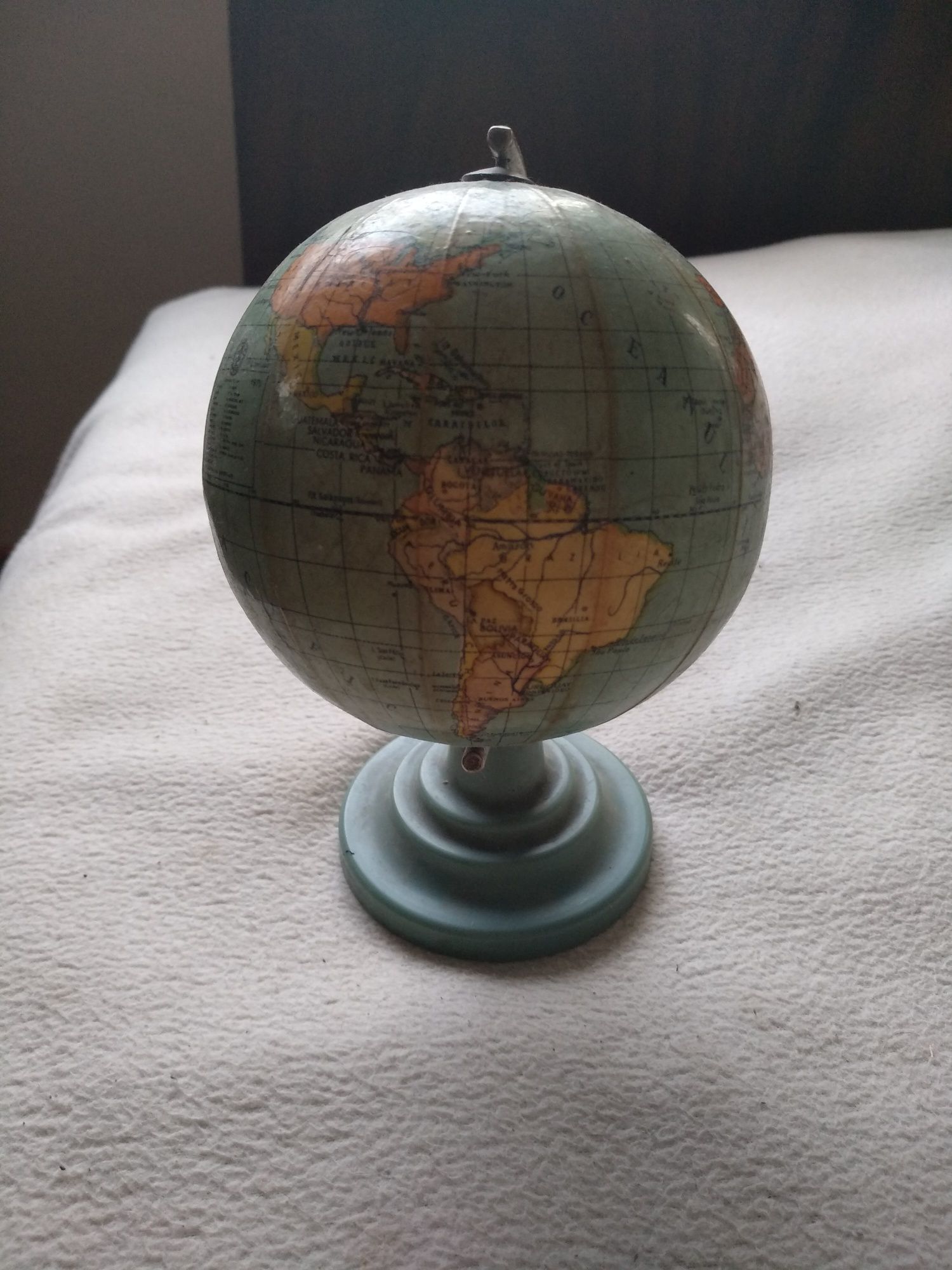 Globul pământesc geografic cu stativ, dimensiunea de 25 cm