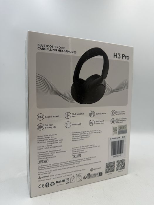 Casti wireless QCY H3 Pro ANC Bluetooth Sigilate P