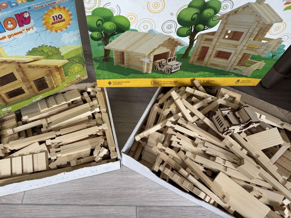 Продам деревянный конструктор в отличном состоянии