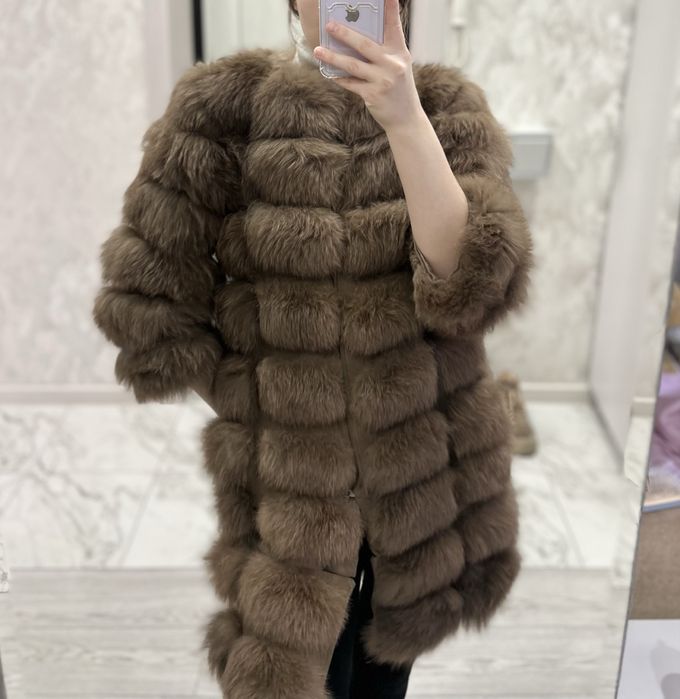 Шубка-песец  3в1 женская