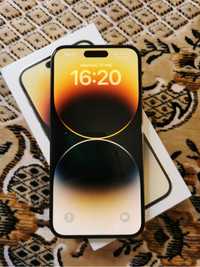 Vand iphone 14 Pro Max Gold 5 G ca Nou Stocare 256 GB Baterie 100%