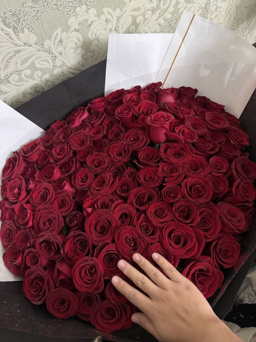 Огромный букет 101 роза 1метровые