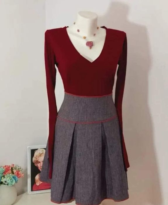 Tinuta fusta lana si bluza