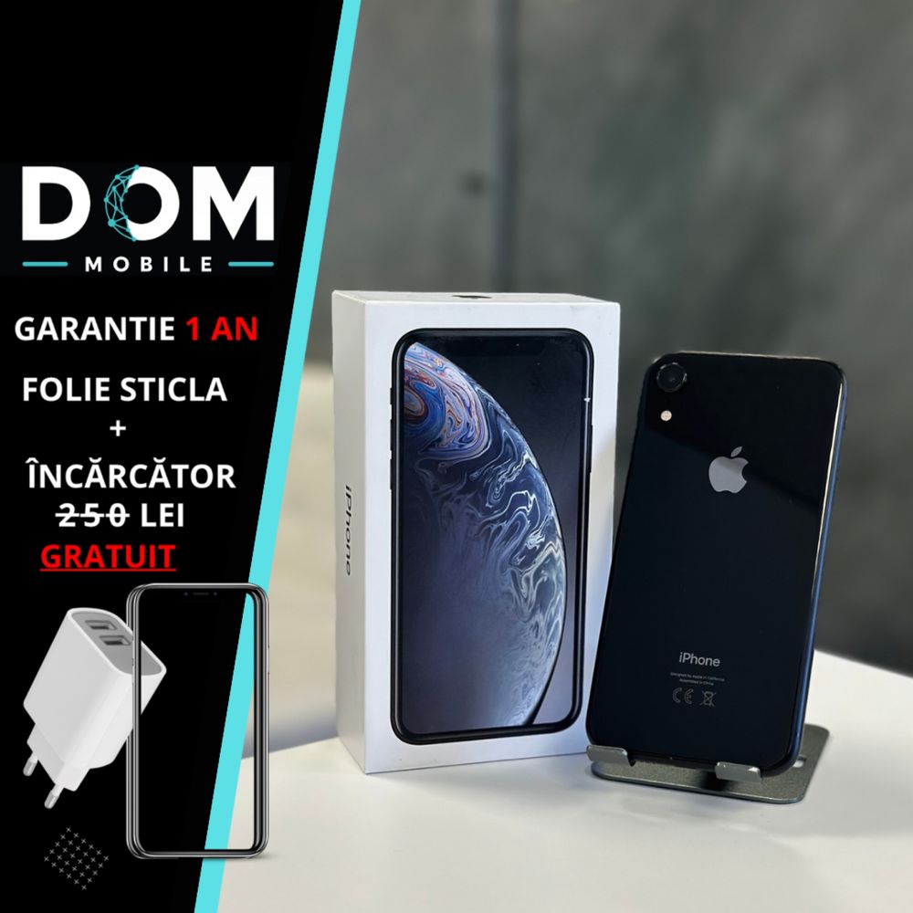iPhone XR 64 / 128 Gb 100% Battery - Garantie 1 An - DOM Mobile