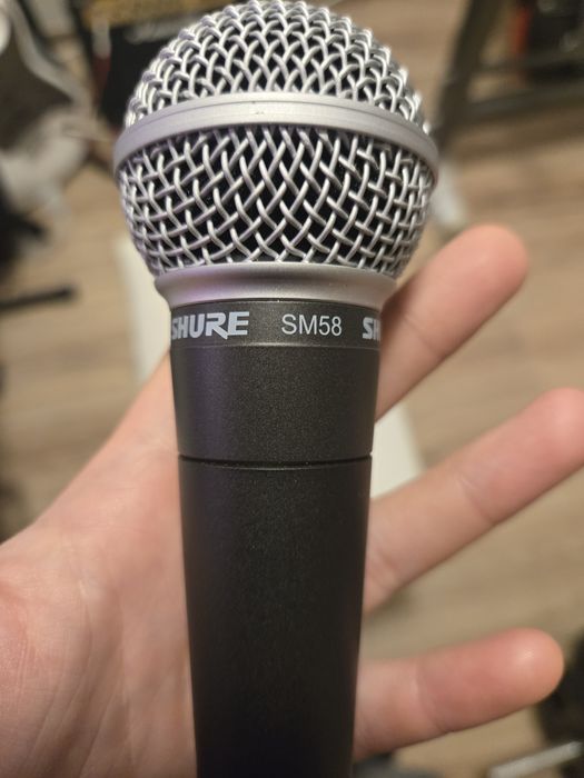 Микрофон shure sm58 чисто нов