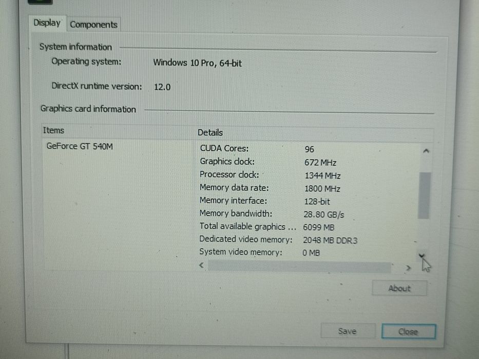 Laptop Gaming Asus A53S - i5-2430m/ 8gb/ SSD/ Video Nvidia GT540M 2gb