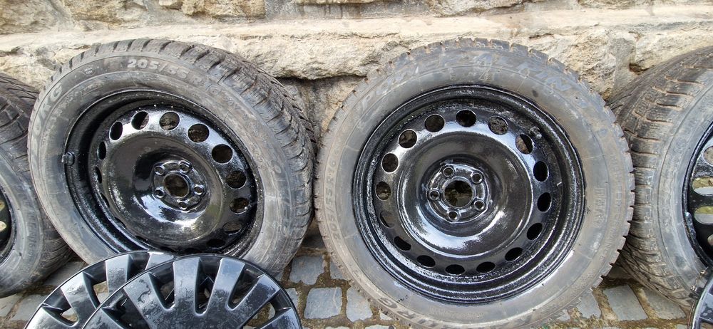 Vând jante tabla +cauciucuri