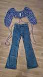 Blugi + top Sinsay marimea S
