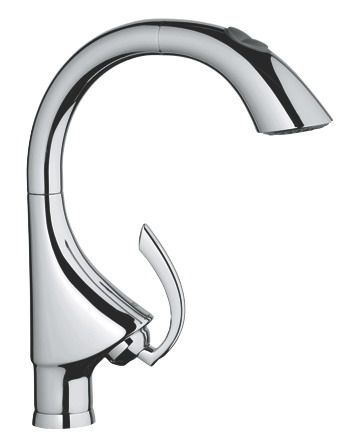 Baterie bucatarie cu spalator Grohe K4