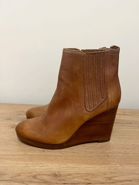 Боти естествена кожа Massimo Dutti