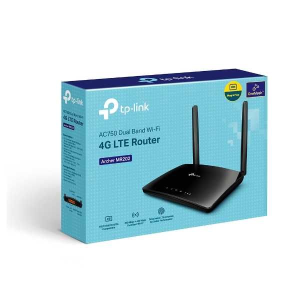 Rovtir TP-Link MR200 Двухдиапазонный 4G LTE Wi-Fi simkarta сим карта