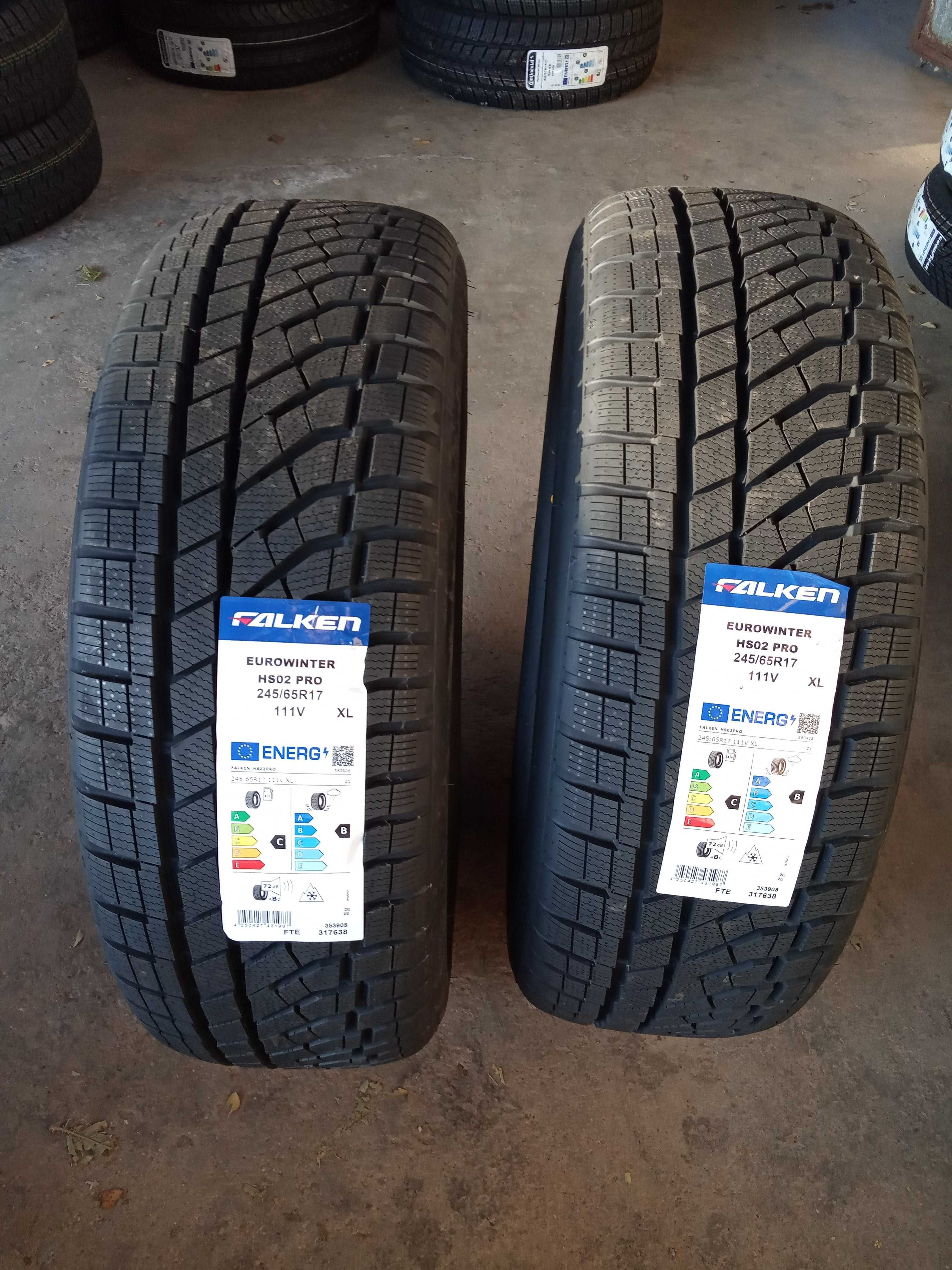 2 Нови зимни гуми 245/65R17 Falken EuroWinter HS02 PRO XL 111V DOT3724