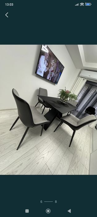 Masa extensibila + 4 scaune