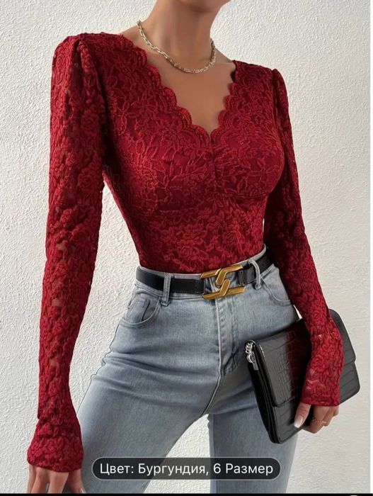 Женское облегающее, нарядное боди