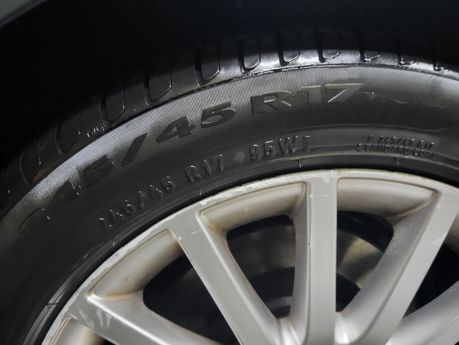 Set jante audi 17 + cauciucuri vara 245/45/r17