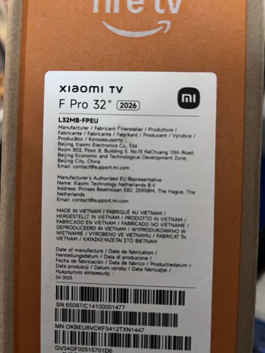 Smart tv 32 f pro xiaomi 2026 nou sigilat