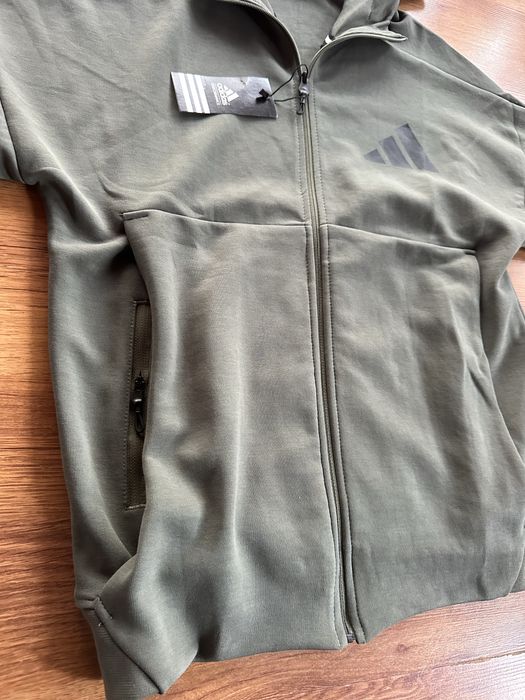 Мъжки,памучен,масленозелен екип Adidas