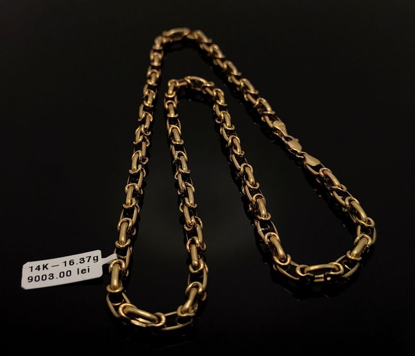 Bijuteria Royal lant din aur 14k 16.37 gr