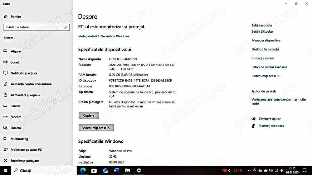 Laptop Lenovo ThinkPad AMD A8 Radeon R5 Computer Cores 4C