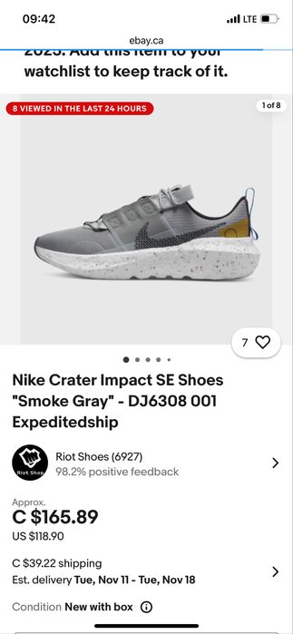 Nike razmer 42,5 mujskoy