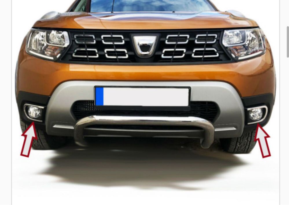 Ornamente inox proiector Duster hjd 2018-2024