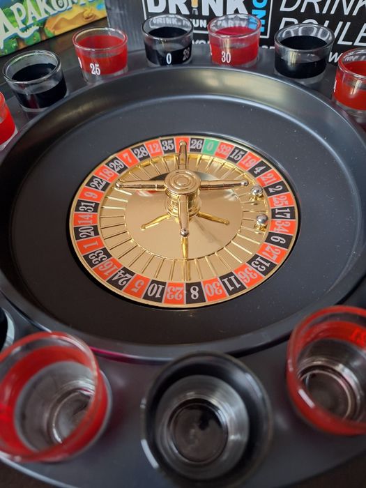Алкохолна рулетка с шотове, игра