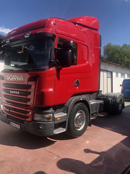 Scania 480 E 5 FARA ADBLUE bena cereale reish 54 m